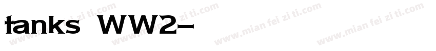 tanks WW2字体转换